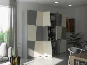 De Rosso Гардероб с распашными дверцами из пвх или пвх Alfabeto