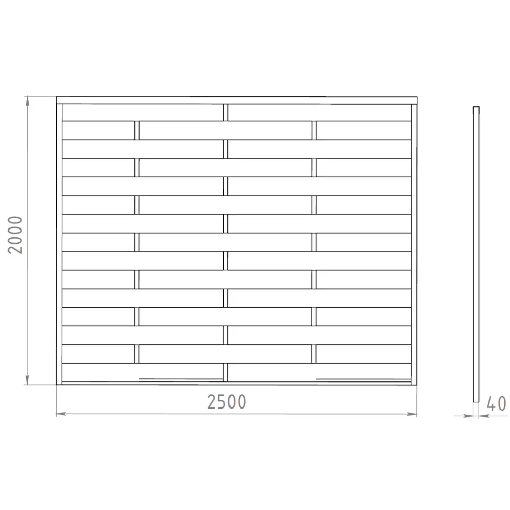 Santreyd Утес - забор-жалюзи 2×2.5 м с шахматным плетением 88698263 нет STLM-1391798 - Вид №2
