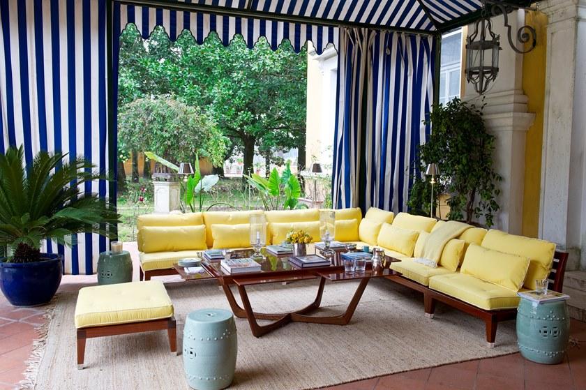 Unopiù Модульный садовый диван из красного дерева C'est la vie sun-id-1449366 - Вид №3