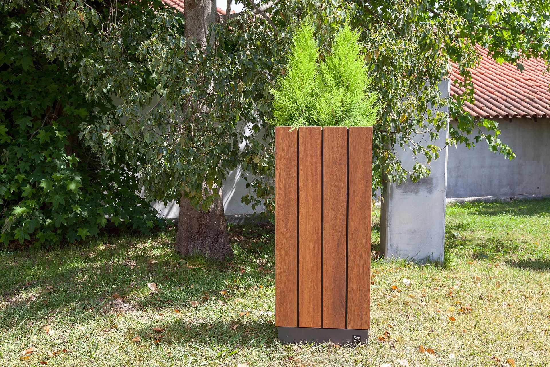 Деревянный квадратный высокий плантатор SIT Уэйд ARCH-00051909 - Вид №3