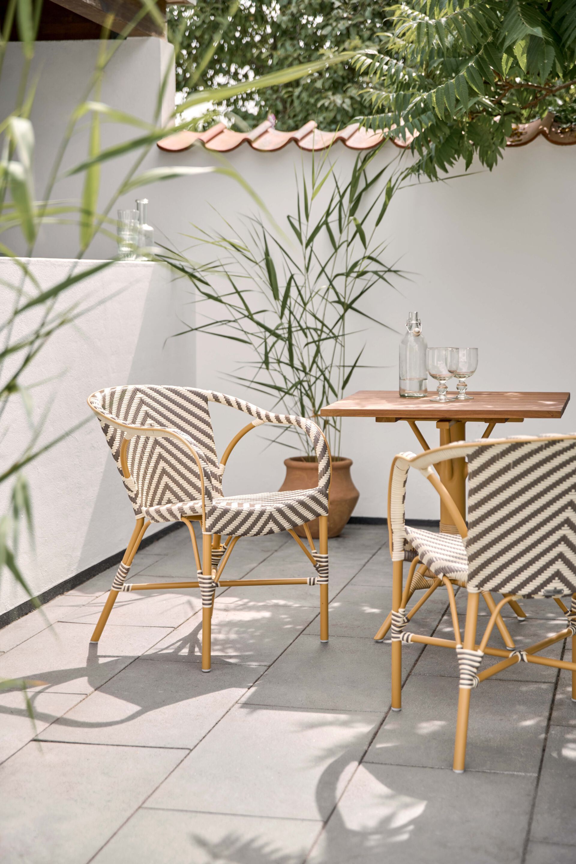 Алюминиевый садовый стул и ArtFibre с подлокотниками Sika Design Alu Affäire ARCH-00117682 - Вид №1