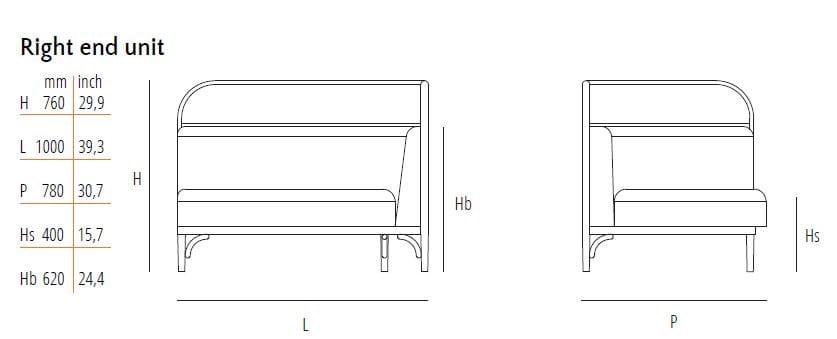 Модульный диван Wiener GTV Design ARCH-00117455 - Вид №8