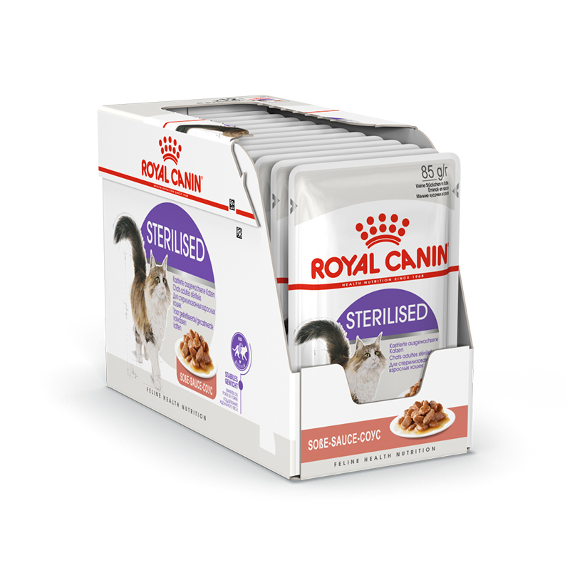 ПР0025184*24 Корм для кошек Sterilised для кастрированных и стерилизованных, в желе конс. 85г (упаковка - 24 шт) ROYAL CANIN 