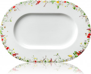 10561832 Rosenthal Блюдо овальное Rosenthal Дикие цветы 41см, фарфор Фарфор