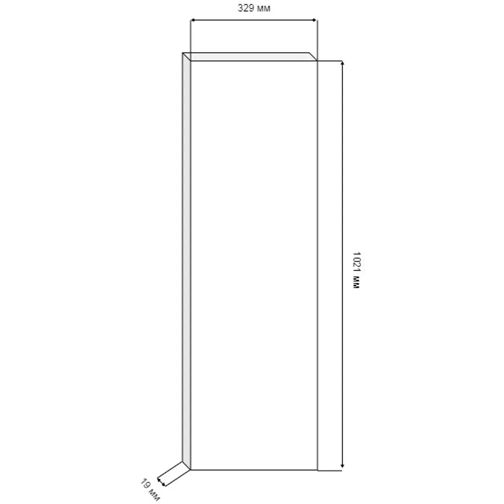 Фасад кухонный KONSENSA Оксфорд 32.7×102.4 см бежевый МДФ 89366063 STLM-1578955 - Вид №6
