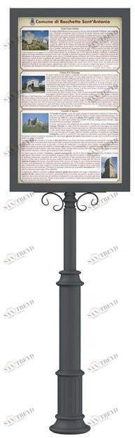 Lazzari Самонесущая доска объявлений из чугуна Roma sun-id-1423280