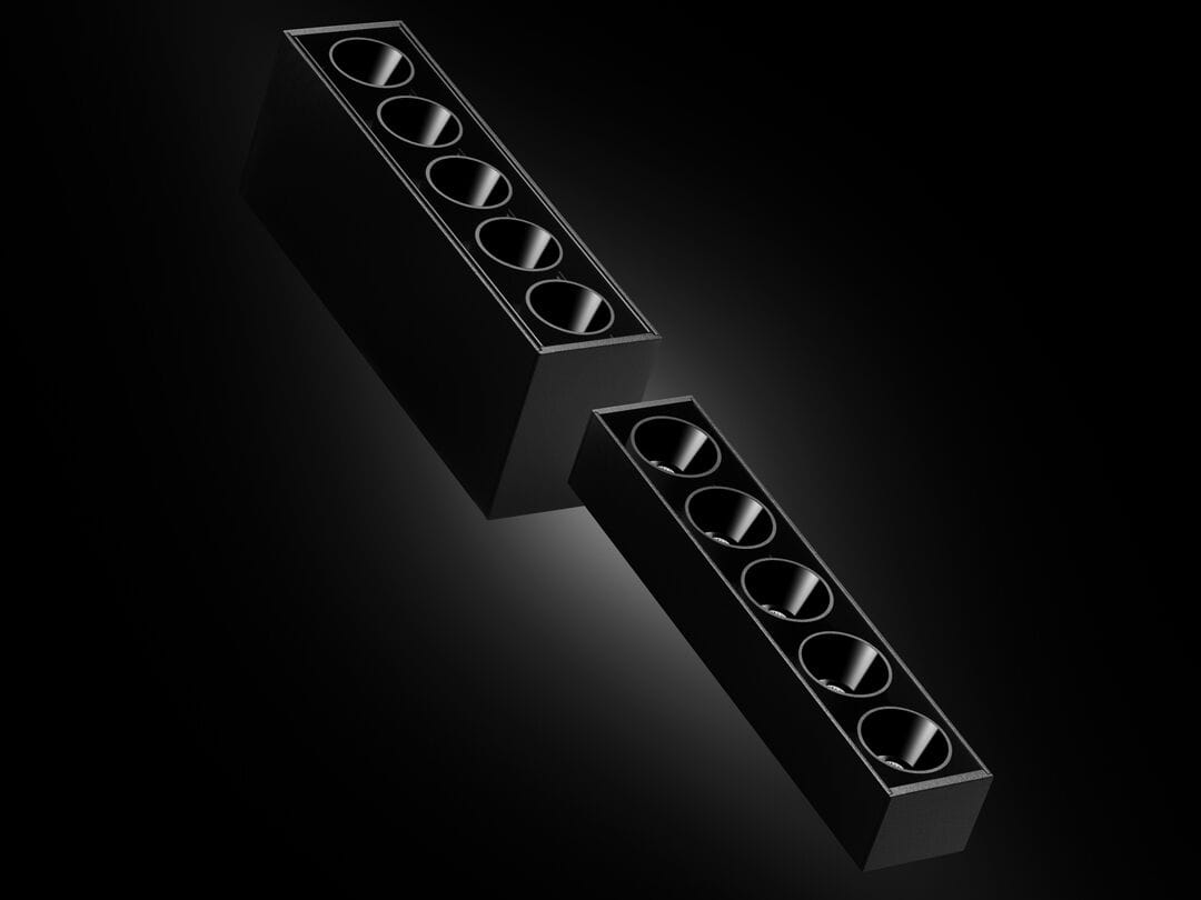 Алюминиевый светодиодный потолочный светильник Arkoslight Черный пульт дистанционного управления Foster Surface ARCH-00027779 - Вид №7