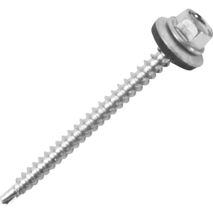 Саморезы кровельные Omax оцинкованные с буром 5.5x51 мм, на вес 13953994 STLM-2040214