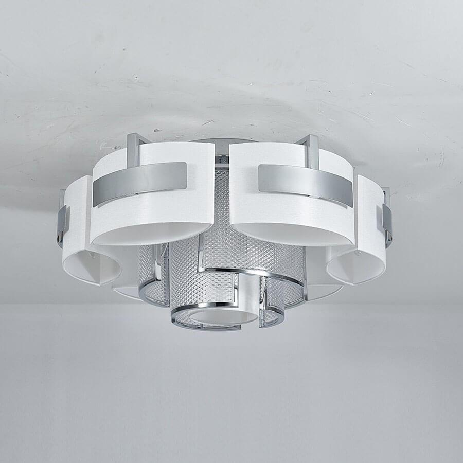 Потолочная люстра Newport 4310/PL chrome М0061862 NEWPORT ДИЗАЙНЕРСКИЕ 00-3888697 Бежевый  - Вид №1