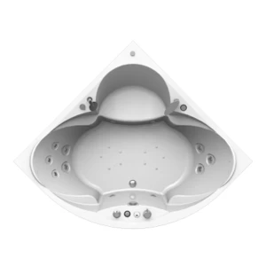 Гидромассаж "Лечебный Chrome" на ванну Филадельфия (двигатель 900 Вт, джет Глори - 3 шт., джет Джереми - 9 шт.)