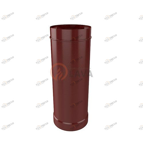 Труба-сэндвич LAVA 200/300 мм. 0,5 м. вишневый (3005) 4382