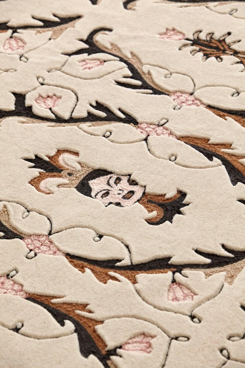 GAN Прямоугольный шерстяной коврик ручной работы с рисунком Dreams sun-id-1429850 - Вид №2