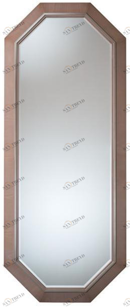 Prestige Прямоугольное зеркало из черного дерева с настенной рамой Gran duca Cvo048