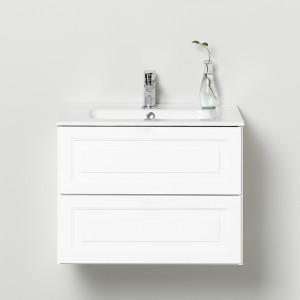 20071241 Шкаф Для Умывальника Dawn 600 Белая Рама, С Открыванием Westerbergs Белый