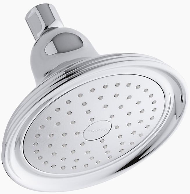 KOHLER Однофункциональная насадка для душа Devonshire 2,5 галлона в минуту с технологией всасывания воздуха Katalyst K-10391-AK-CP 