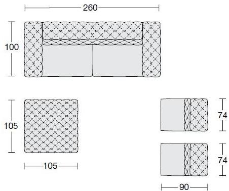 CTS SALOTTI Полтрона хохлатая Elliot sun-id-1504489 - Вид №5