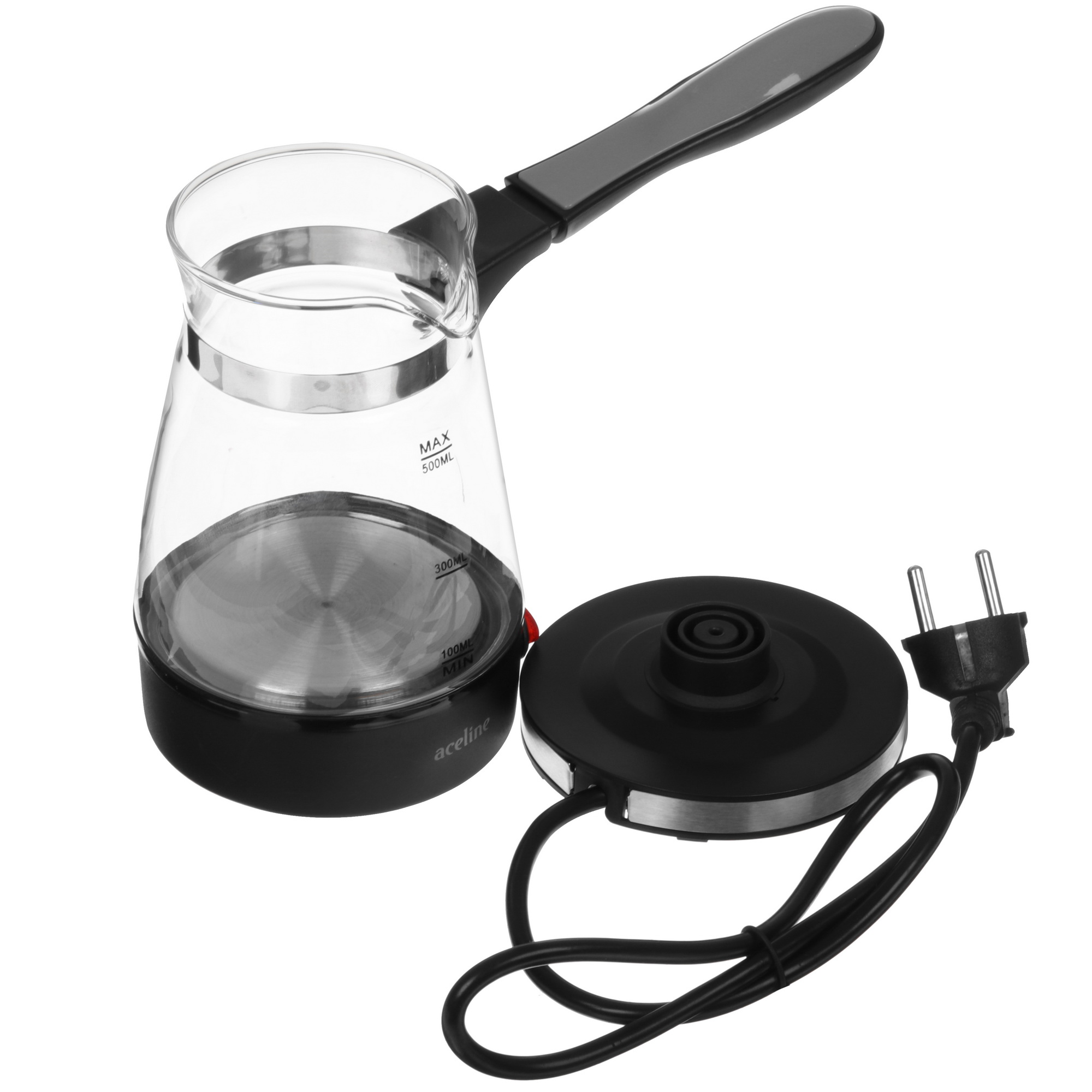 9104210 Электрическая турка Aceline ETCM-500 Glass черный STDN-0023514 - Вид №4