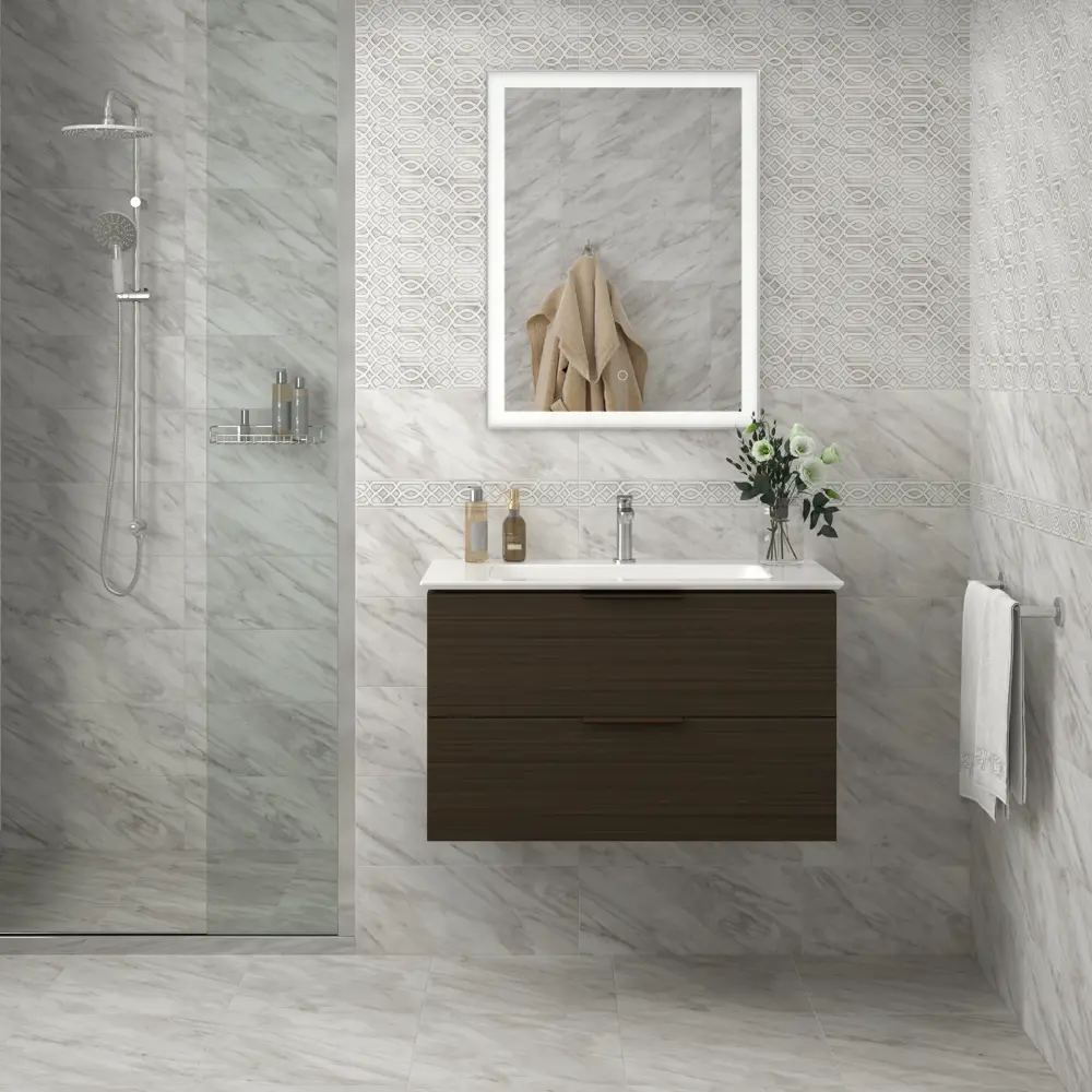 Бордюр настенный Kerama Marazzi Кремона AZ/A050/7234 50x6.3 см матовый цвет белый 87653959 STLM-2111037 - Вид №5