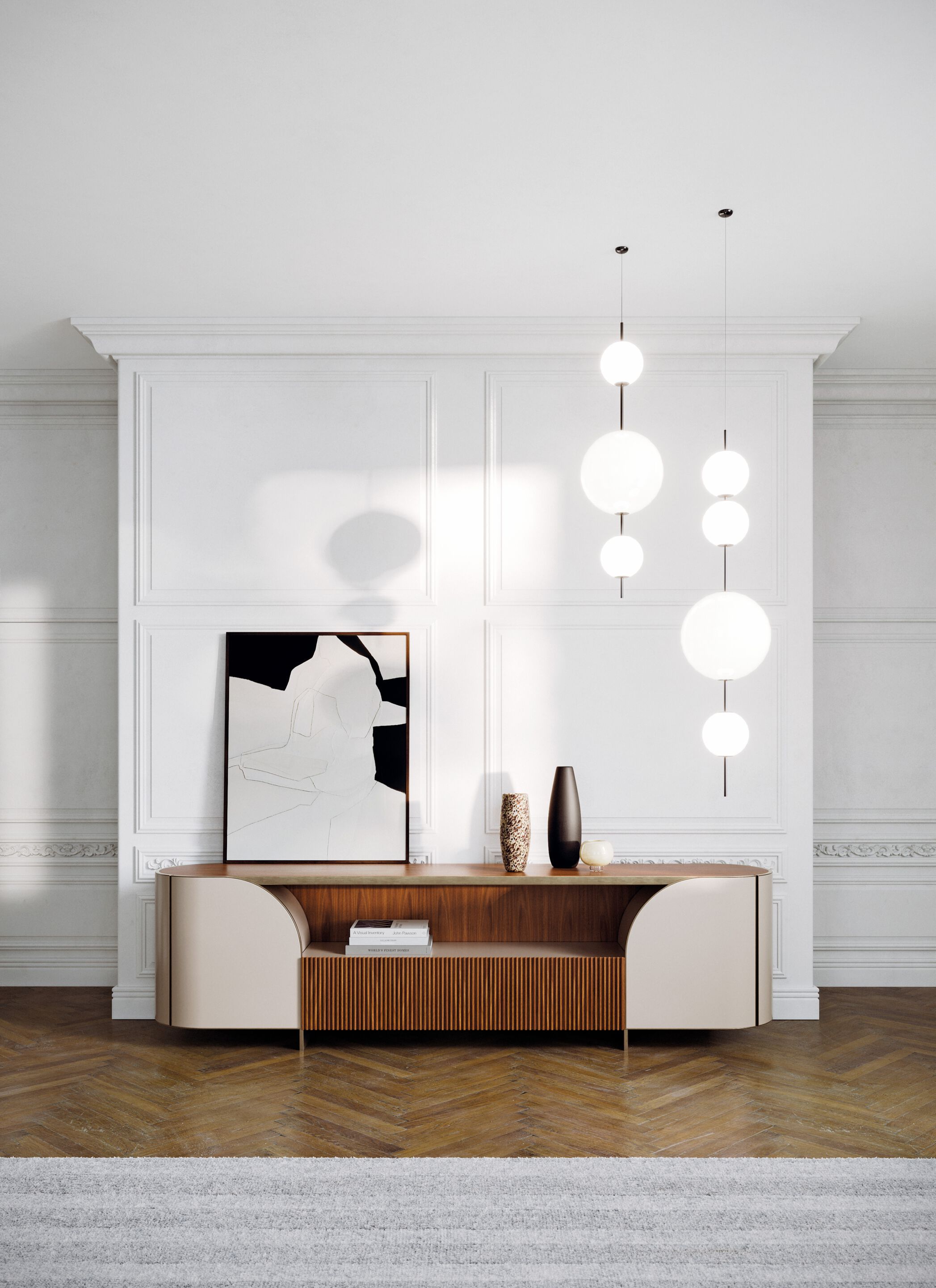 Кожаный шкаф с распашными дверцами Capital Collection ARCH-00126271 - Вид №3