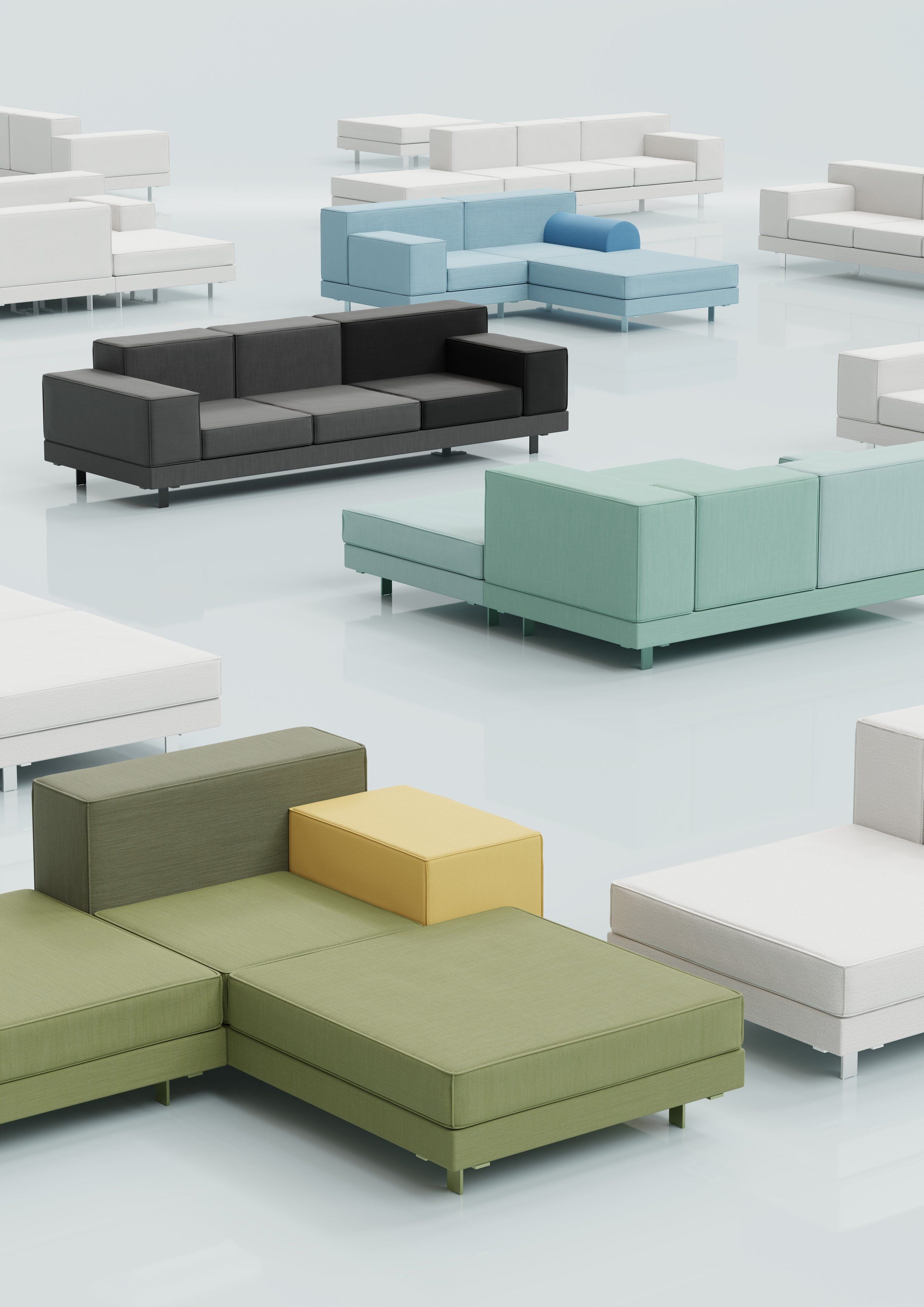 Ткань диван Branca Lisboa STEREO ARCH-00064688 - Вид №5