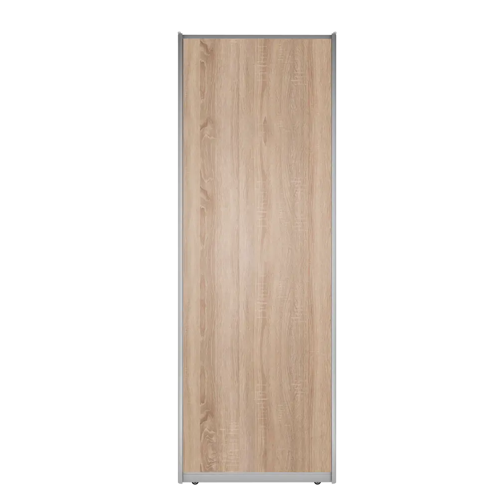 Дверь-купе SPACEO для шкафа в стиле дуб сонома с серебром 18833650 STLM-0013080