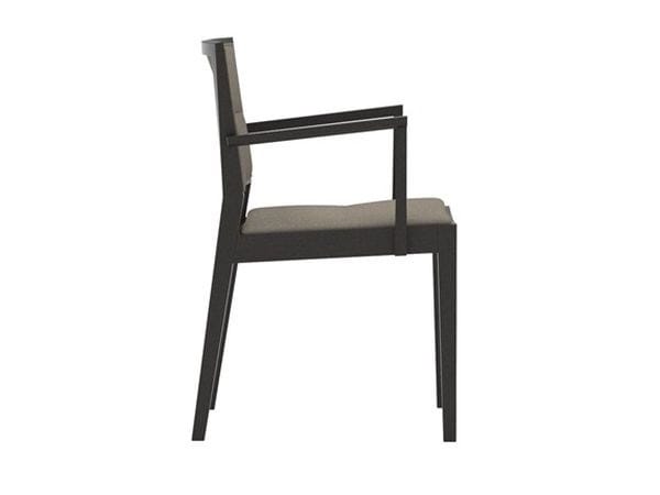 Кресло из бука с открытой спинкой и встроенной подушкой Andreu World Манила ARCH-00064223 - Вид №3