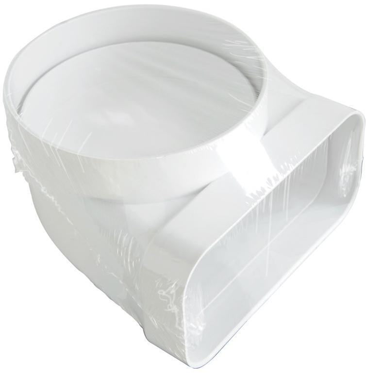 First Corporation Вертикальный изгиб в абс от круглой трубы к прямоугольной La ventilazione Cgv157b - Вид №1