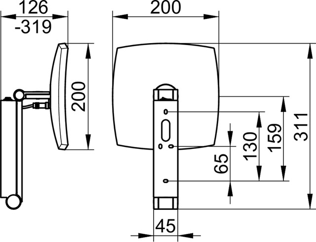 17613039004 Косметическое зеркало KEUCO Kosmetikspiegel - Вид №2