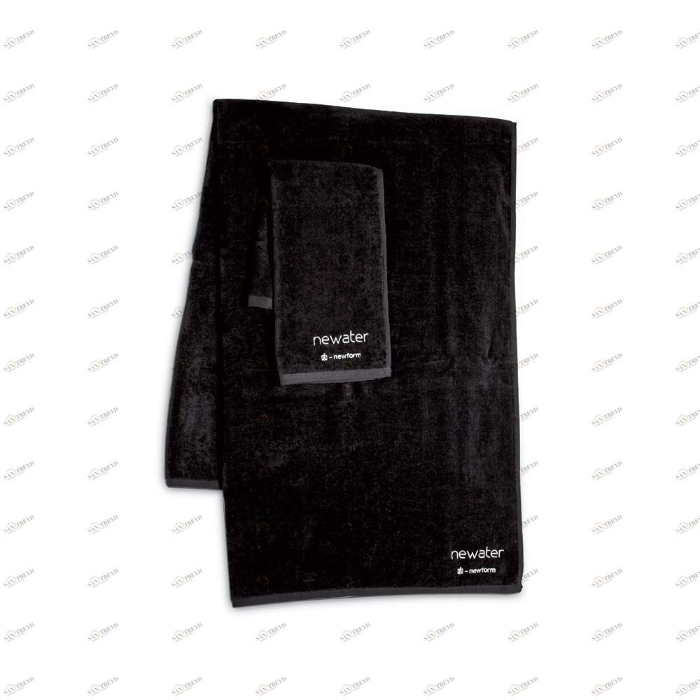 Набор, состоящий из № 2 черных полотенца  NEWFORM Италия 66911.85.007