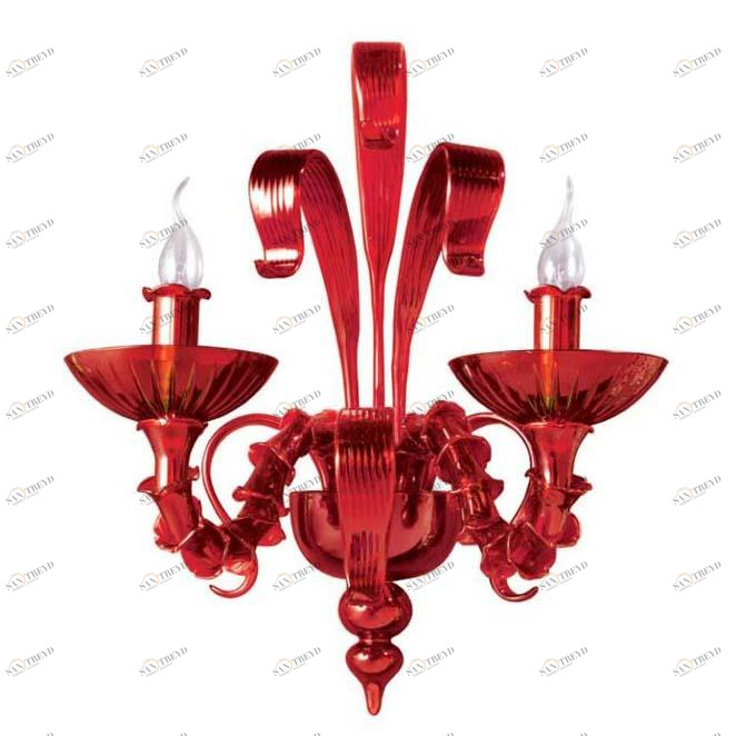 Бра Donolux Opera W110188/2red DONOLUX СВЕЧА, ФЛОРИСТИКА 077550 Красный;яркие 