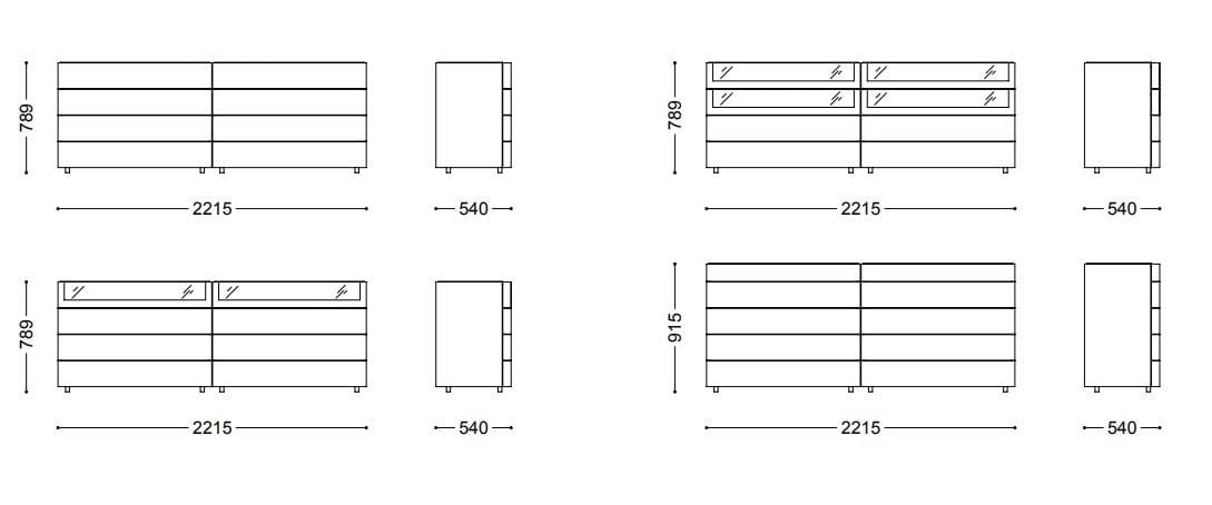 Деревянный комод Porro ARCH-00005720 - Вид №2