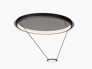 Металлическая светодиодная потолочная лампа с регулируемой яркостью