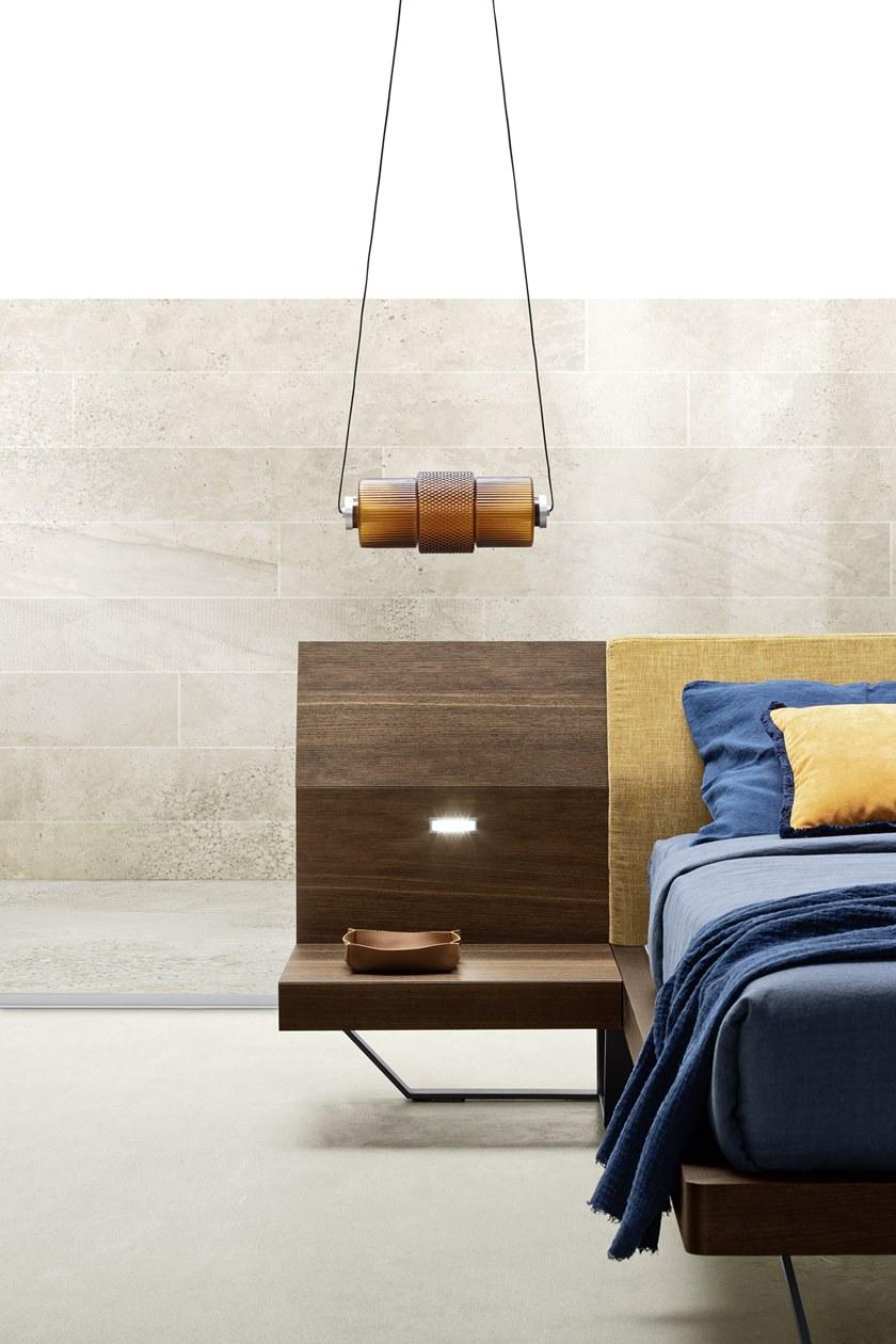 ZANETTE Двуспальная кровать из дерева со встроенными прикроватными тумбочками sun-id-1380672 - Вид №9