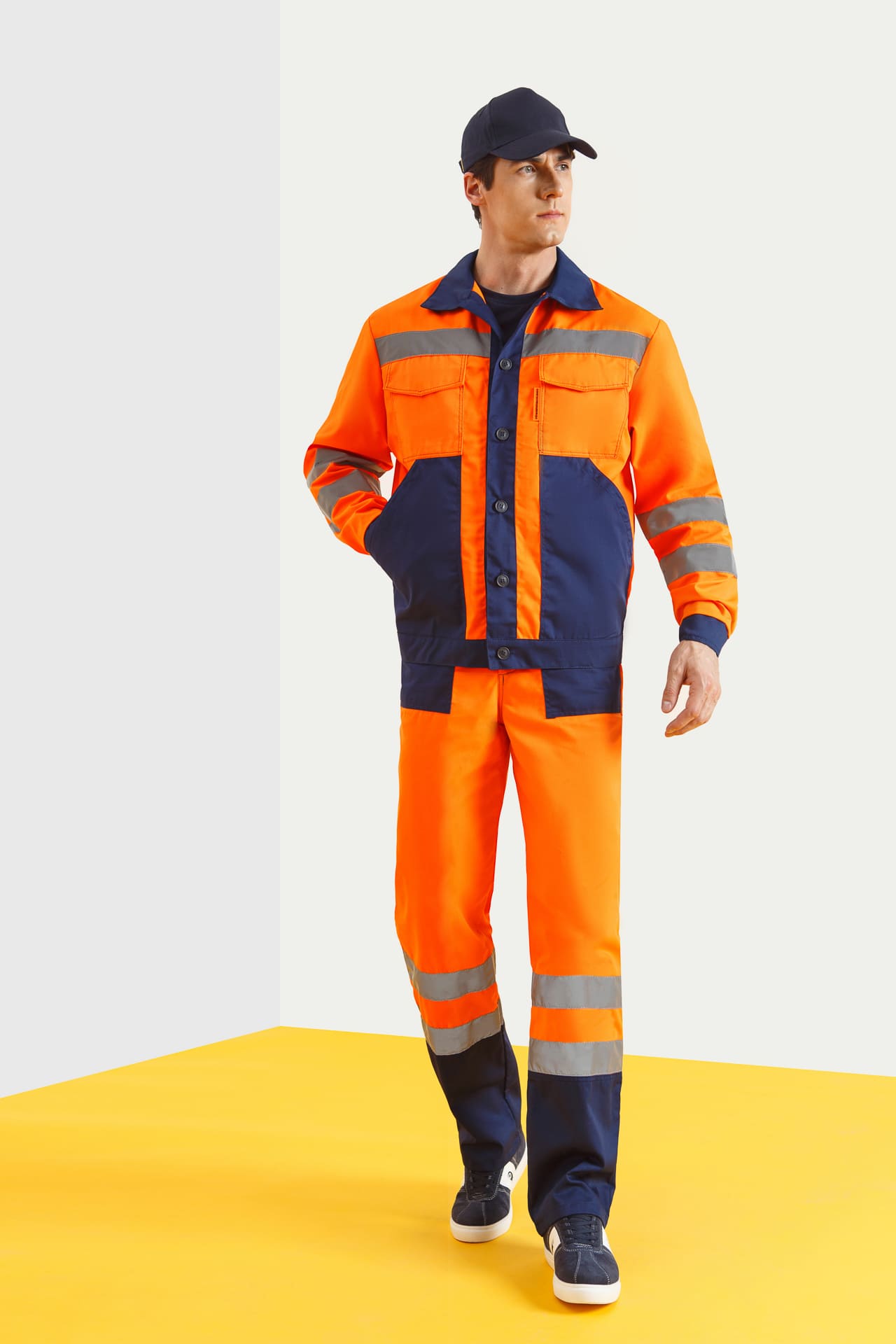 65936 Костюм "Магистраль" с СВП  Летняя спецодежда  размер 44-46/158-164  - Вид №6