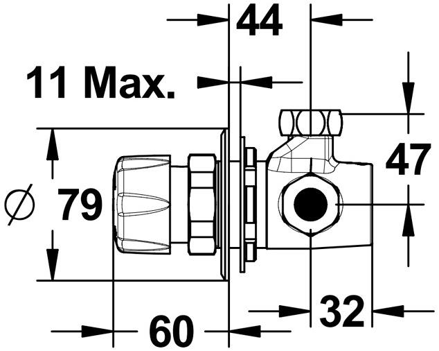 Смеситель Presto ALPA S 35176 с антиблокировочной системой 35176.0 - Вид №1