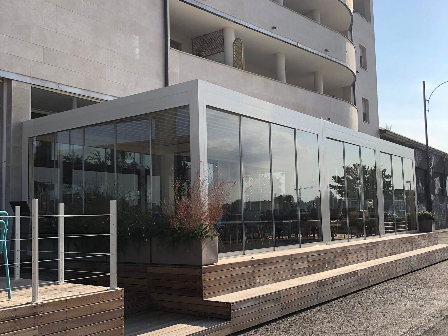 Пергола из алюминия с поворотными пластинами Mv Line Bioclimatic ARCH-00098083 - Вид №1