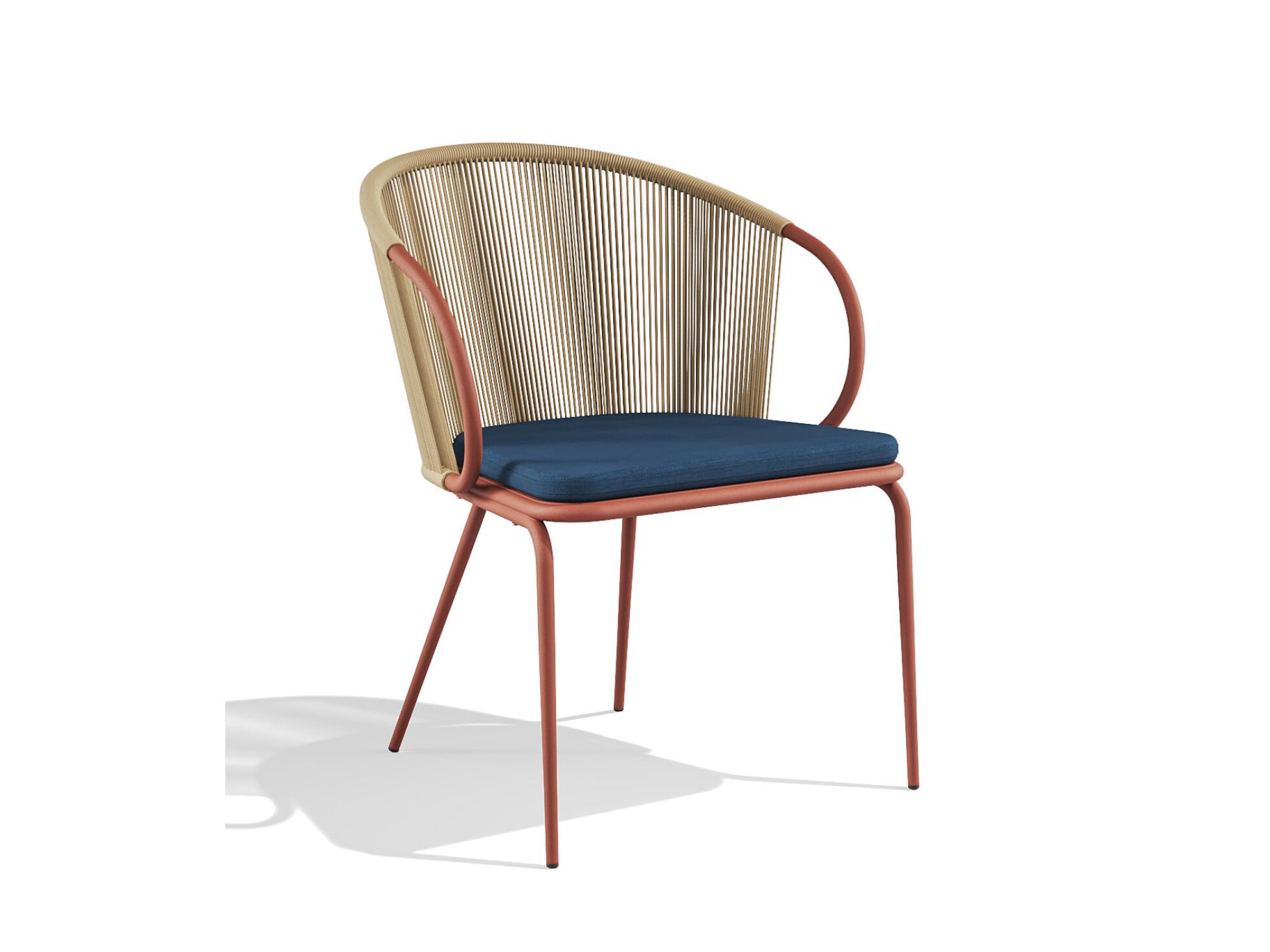 Стальной стул с порошковым покрытием с мягким сиденьем BABEL D Kissi ARCH-00023241