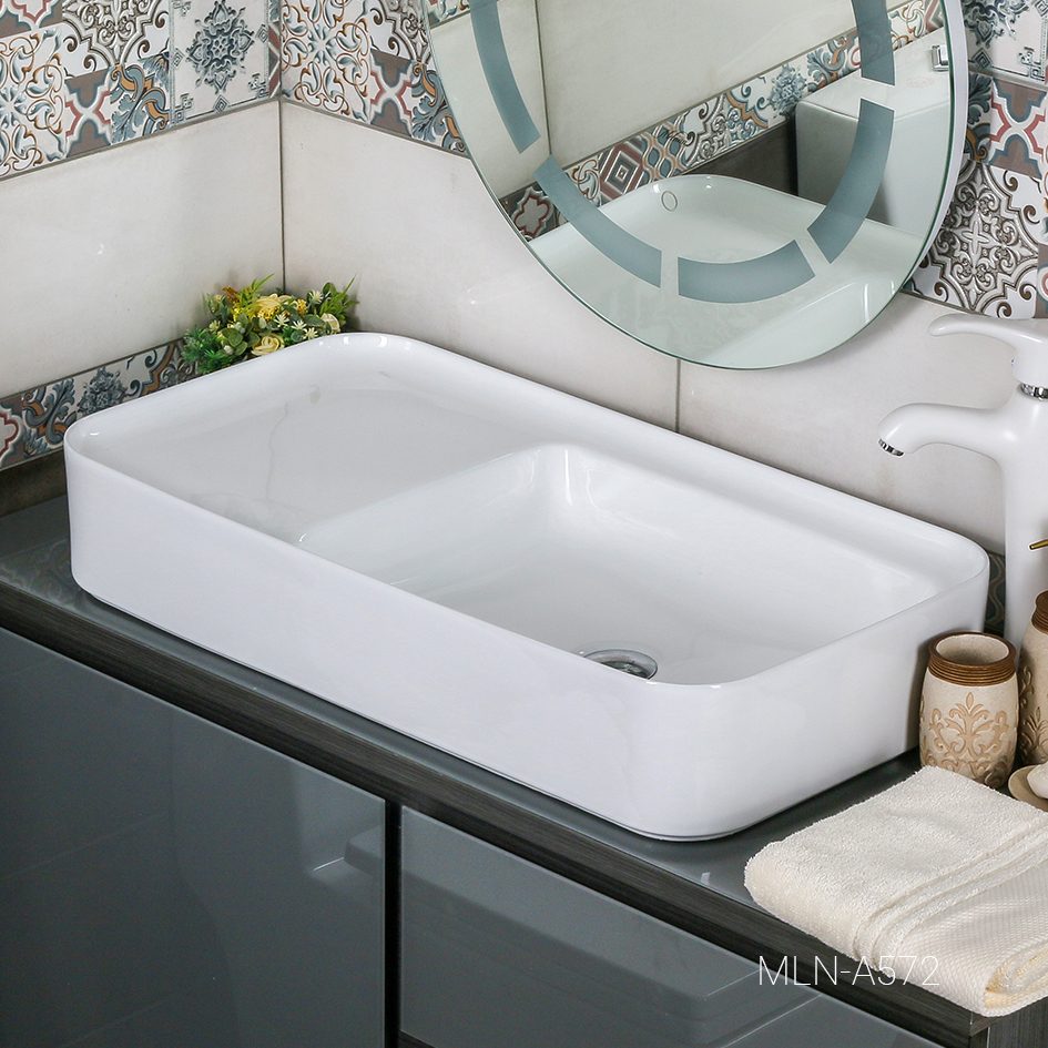 Накладная раковина melana mln-a572 A572-805 - Вид №4