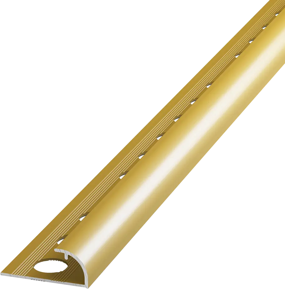 Наружный профиль ALPROFI для защиты углов плитки золотистый 270 см 18186405