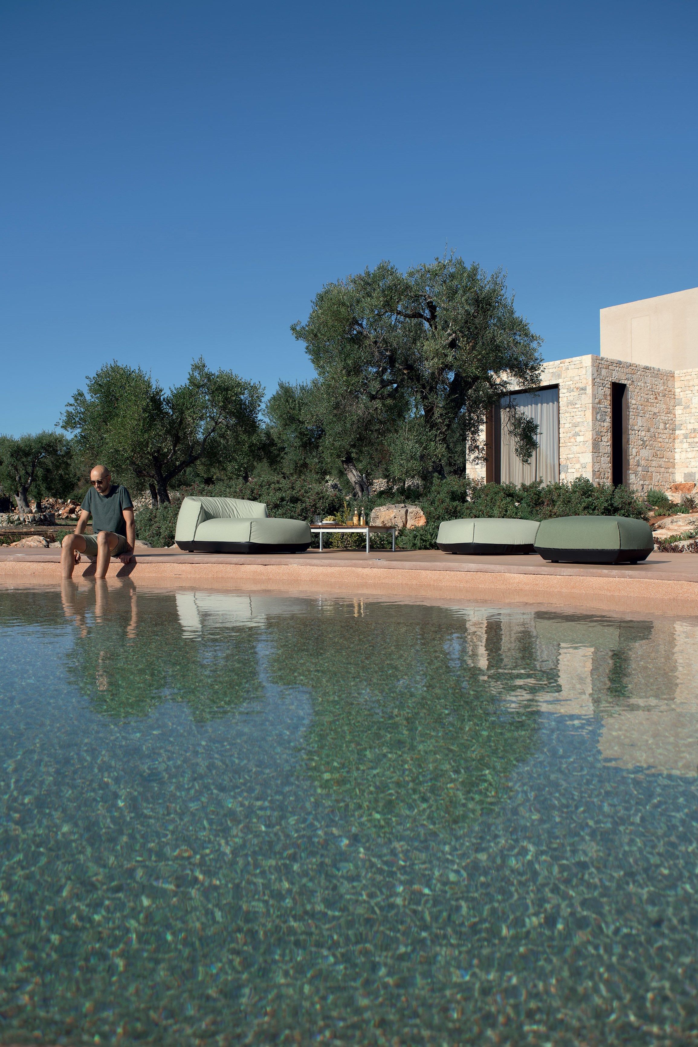 Квадратный стол из тикового дерева Kristalia Be-Easy ARCH-00032369 - Вид №6