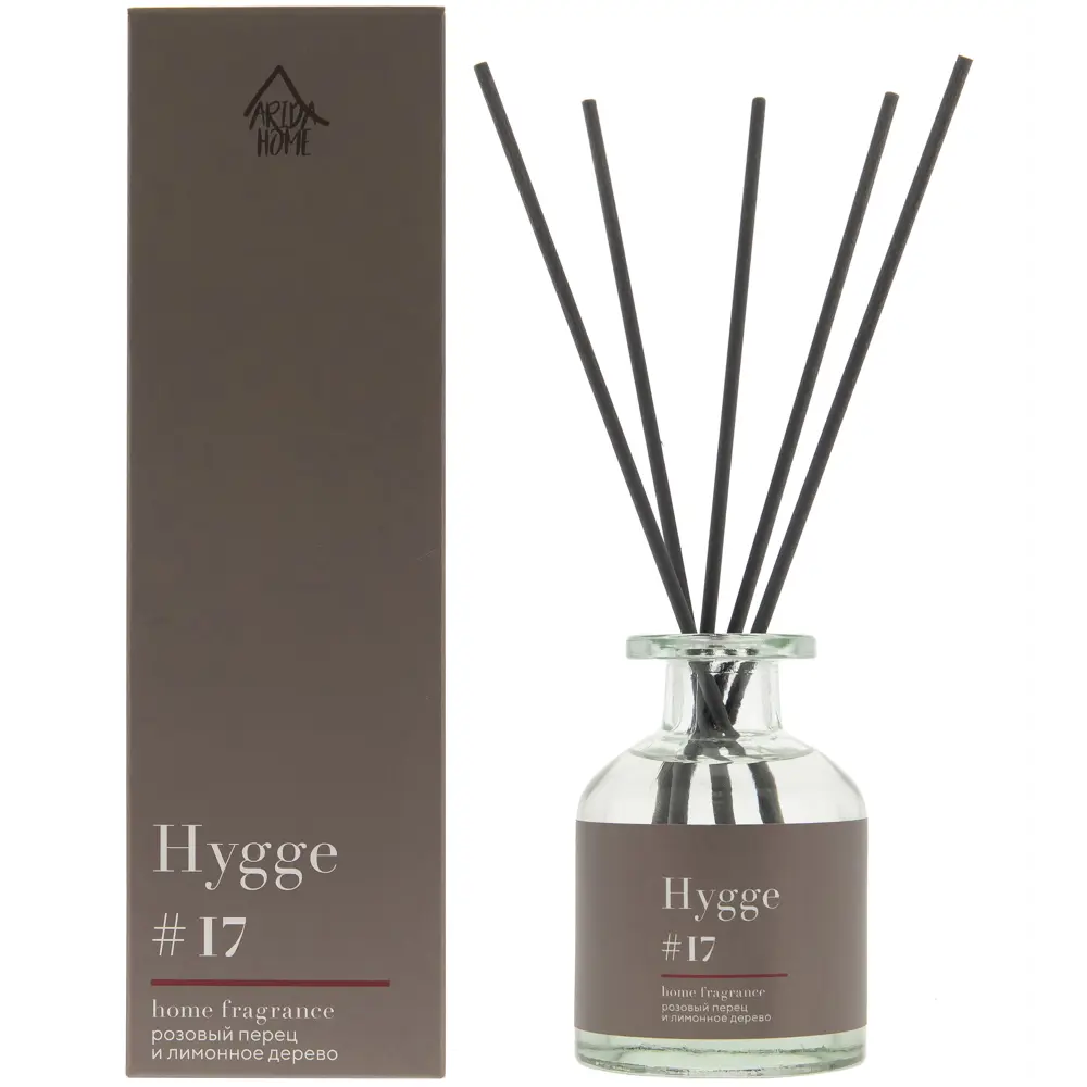 ARIDA HOME Диффузор Hygge 17 с ароматом розового перца и лимонного дерева 88950269 STLM-1386437