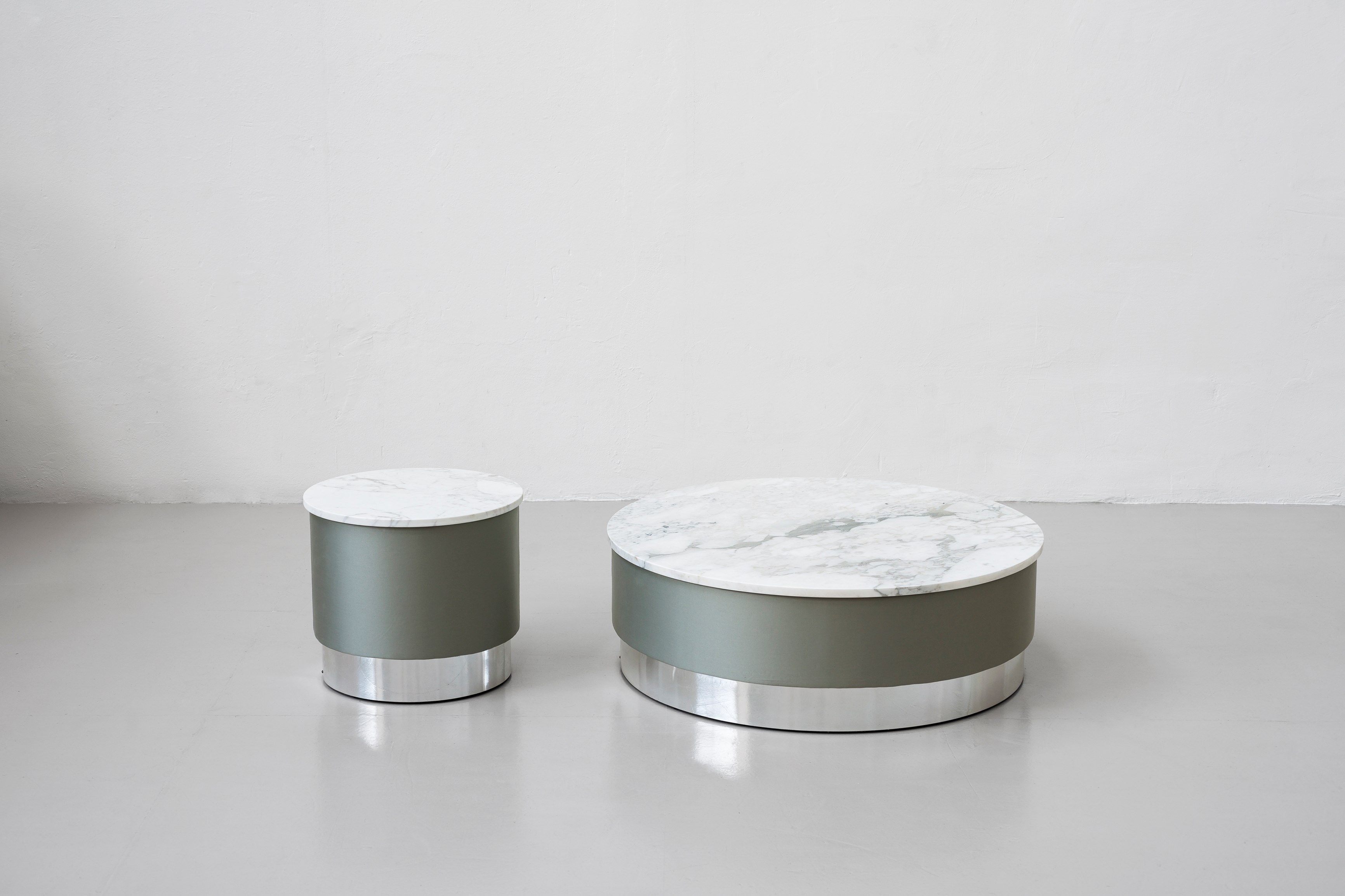 Круглый мраморный журнальный столик Tacchini Pastilles ARCH-00050081 - Вид №1