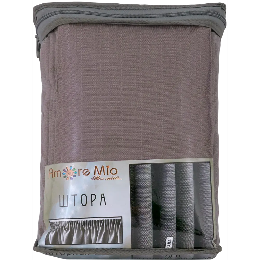 Штора на ленте «Лён», 200х300 см, цвет розовый AMORE MIO STLM-2178390 - Вид №5