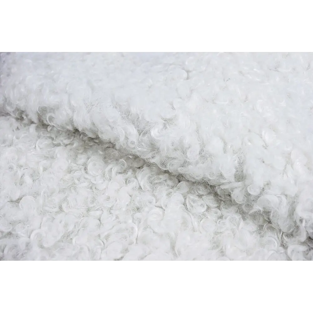 Ткань мебельная Alaska Snow искусственный мех 140 см цвет белый AMETIST STLM-2118267