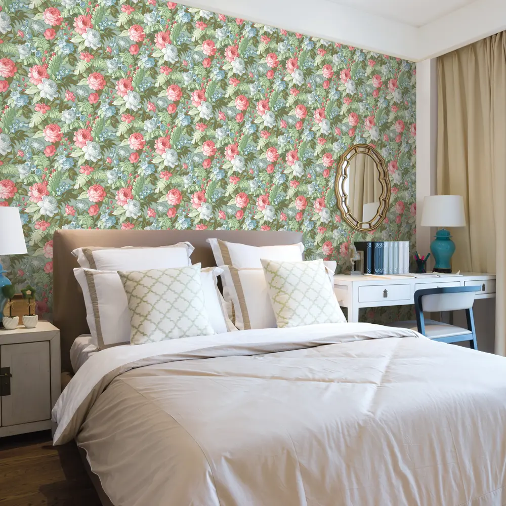 Обои флизелиновые Аспект Саванна зелёные 1.06 м 75000-75 82561016 STLM-2062190 WALL DECOR - Вид №3
