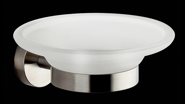 TH12374 Мыльница в ванную, подвесная, из матового стекла bagno&associati TECNOHOTEL INOX Bagno & Associati