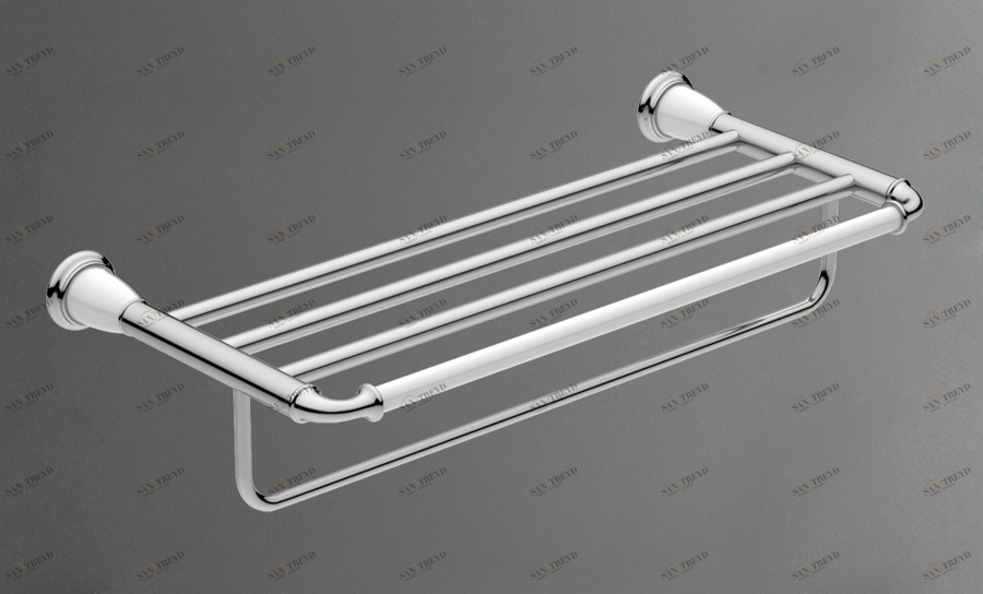 Полка для полотенец настенная ART&MAX BIANCHI AM-E-2610-Cr