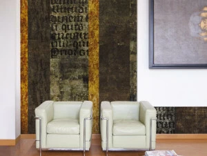 Inkiostro Bianco Обои с надписью под мрамор Collection 2013