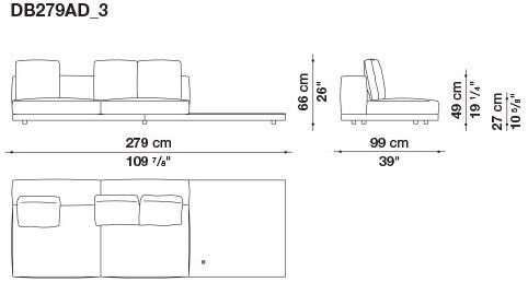 B&B Italia Кожаный диван Dock sun-id-1441060 - Вид №72