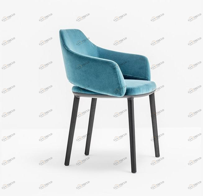 Pedrali Стул с обивкой и подлокотниками Vic 645